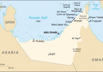 Emirati Arabi Uniti mappa