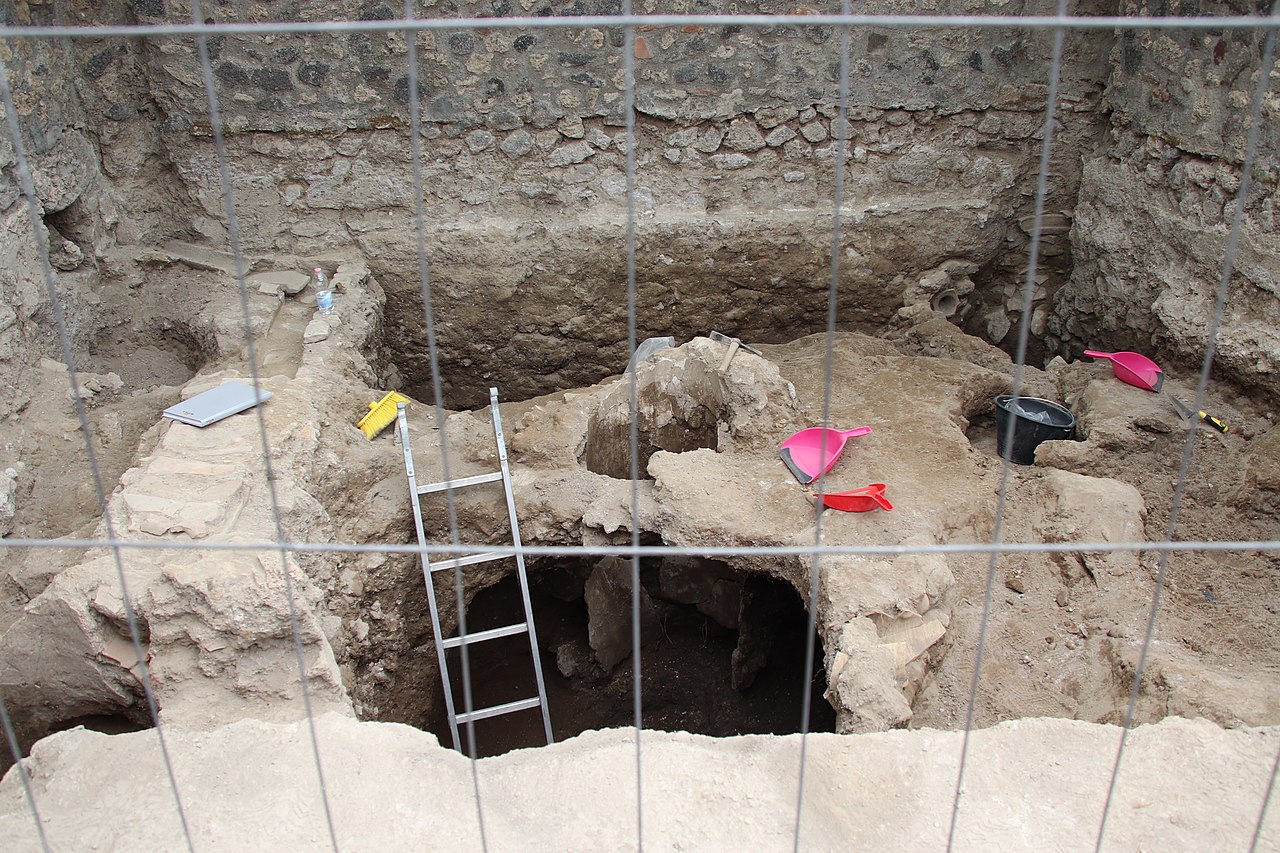 Scavi archeologici di Pompei durante le Giornate Europee dell Archeologia