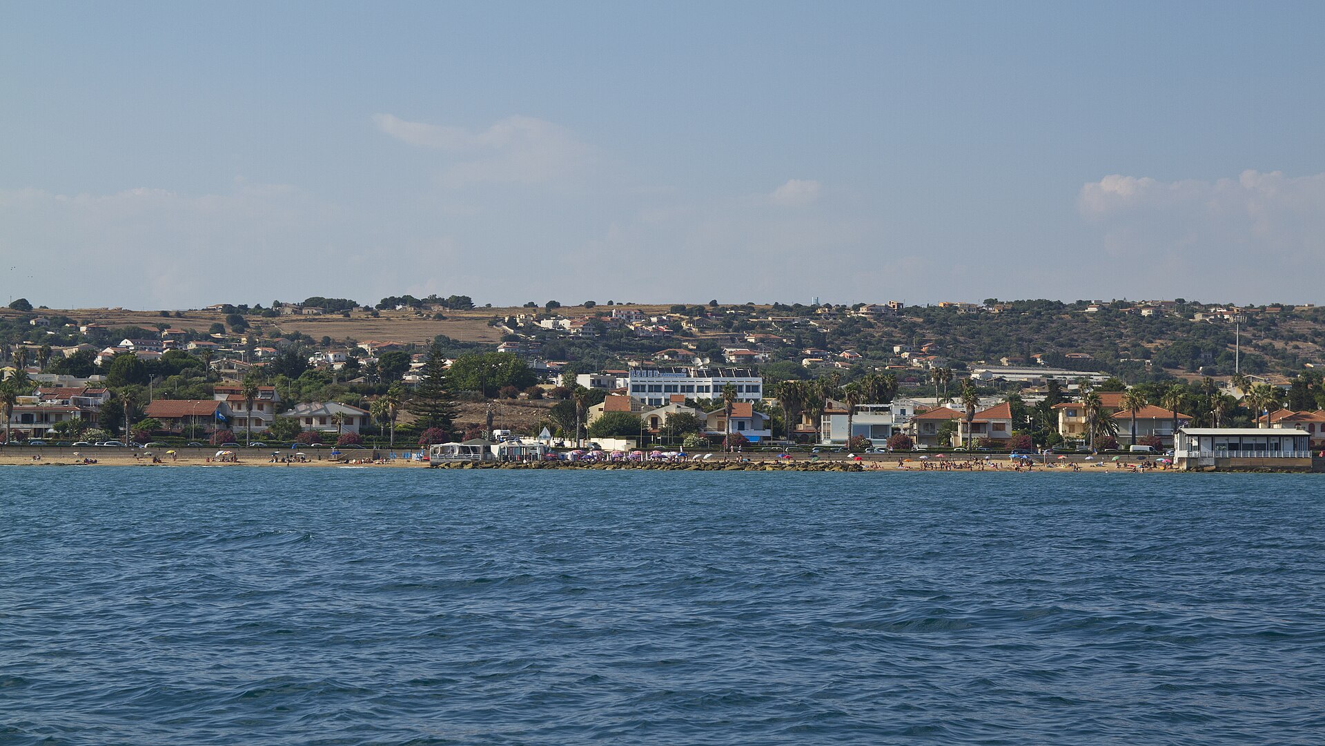 Lungomare Andrea Doria a Marina di Ragusa