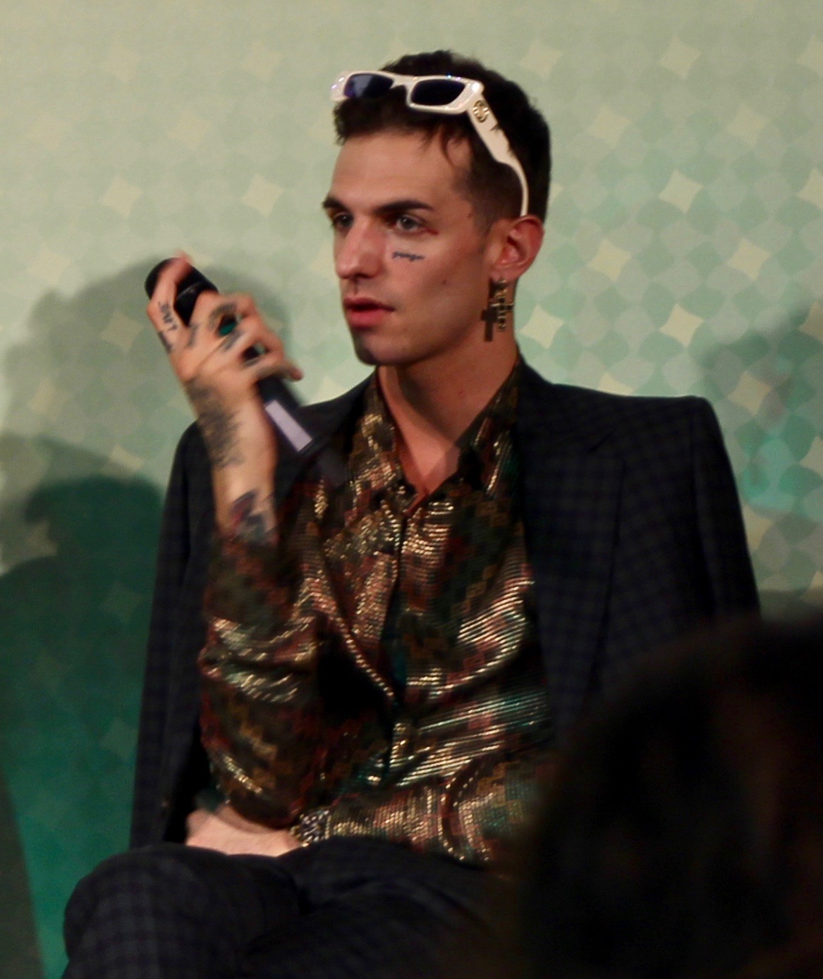 Achille Lauro durante il Festival di Venezia 2019