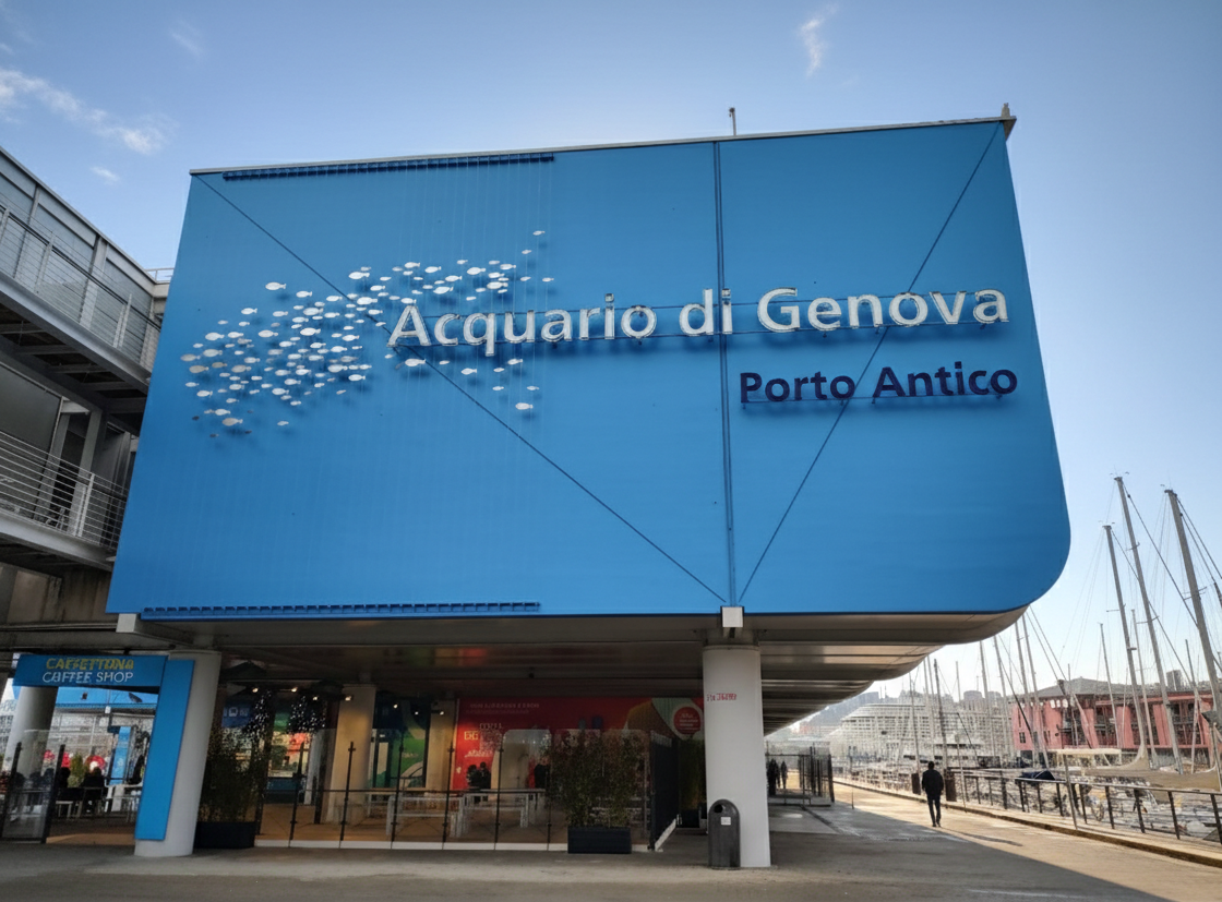 Esterno dell Acquario di Genova