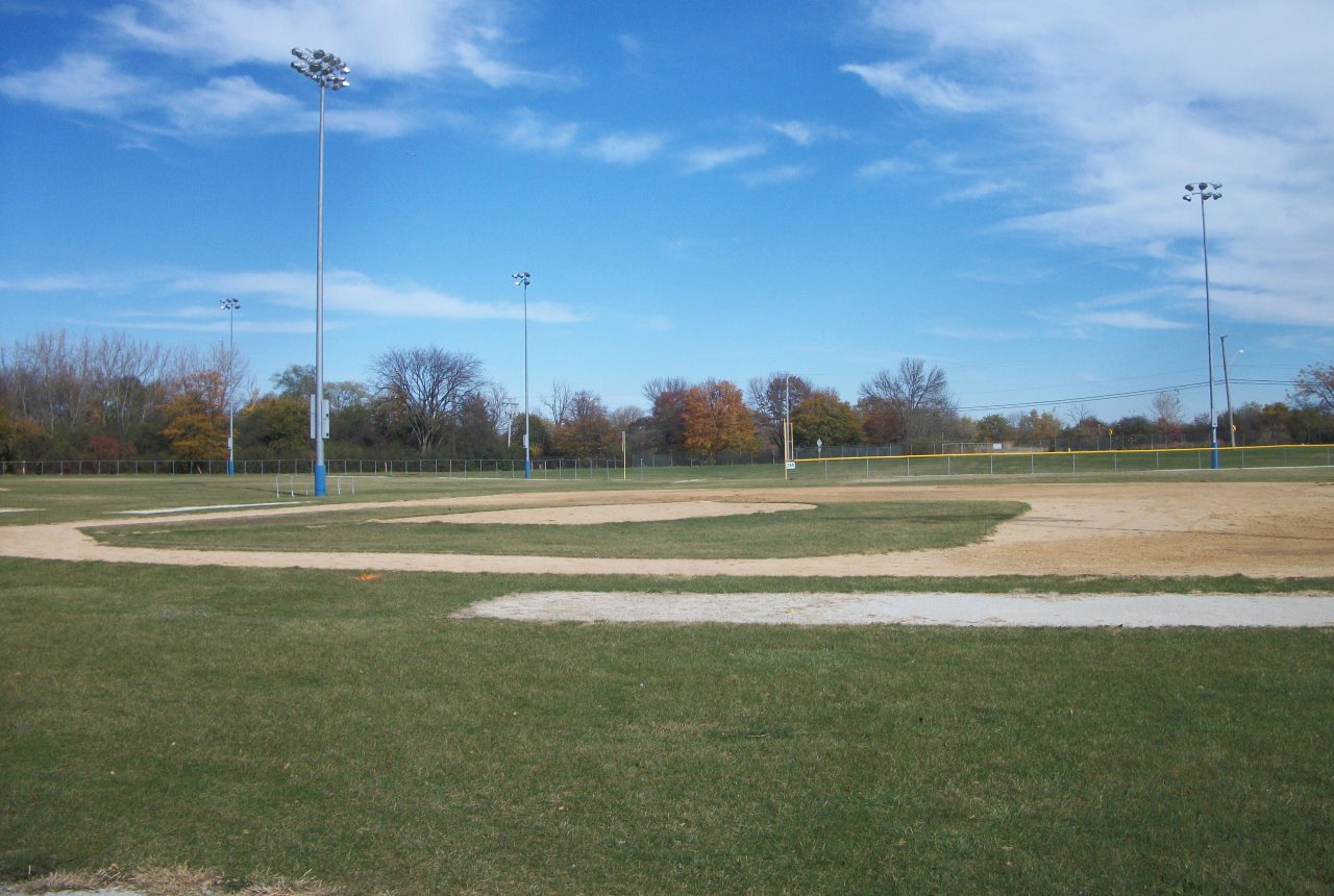 Campo da baseball visto dall alto