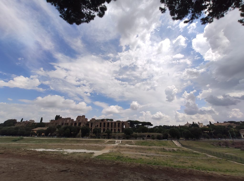 Circo Massimo a Roma visto dall'area archeologica