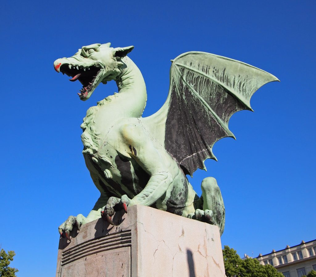 Drago del Ponte dei Draghi a Lubiana