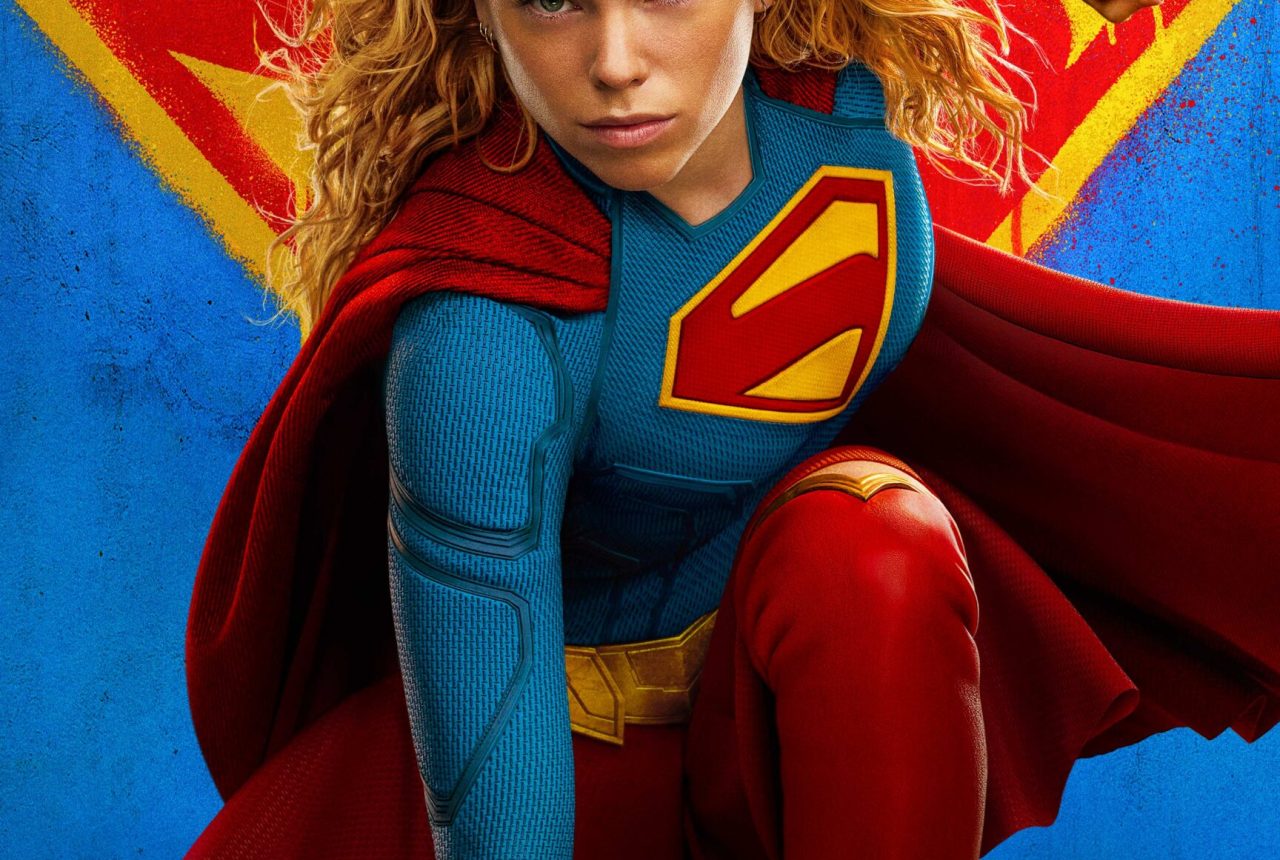 Poster ufficiale del film Supergirl con Milly Alcock