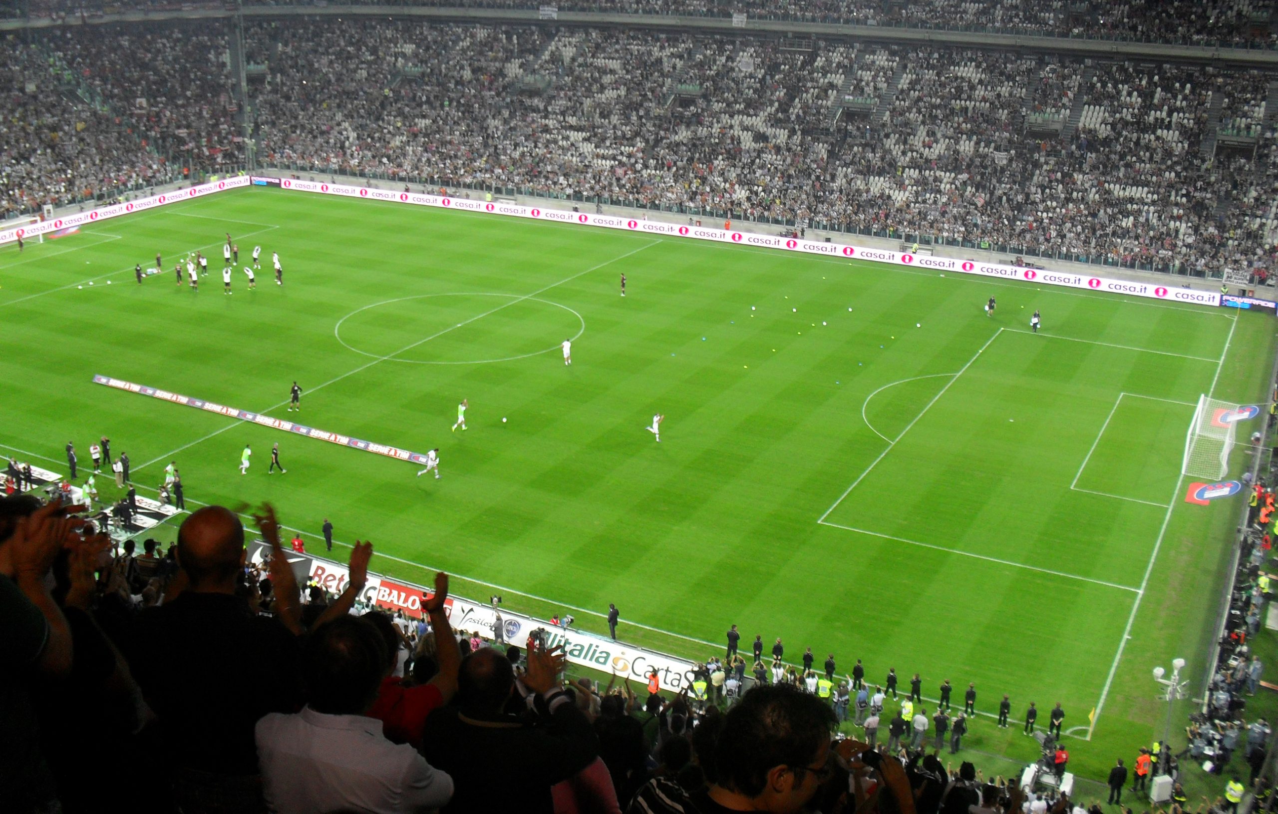 Veduta interna dello Juventus Stadium a Torino