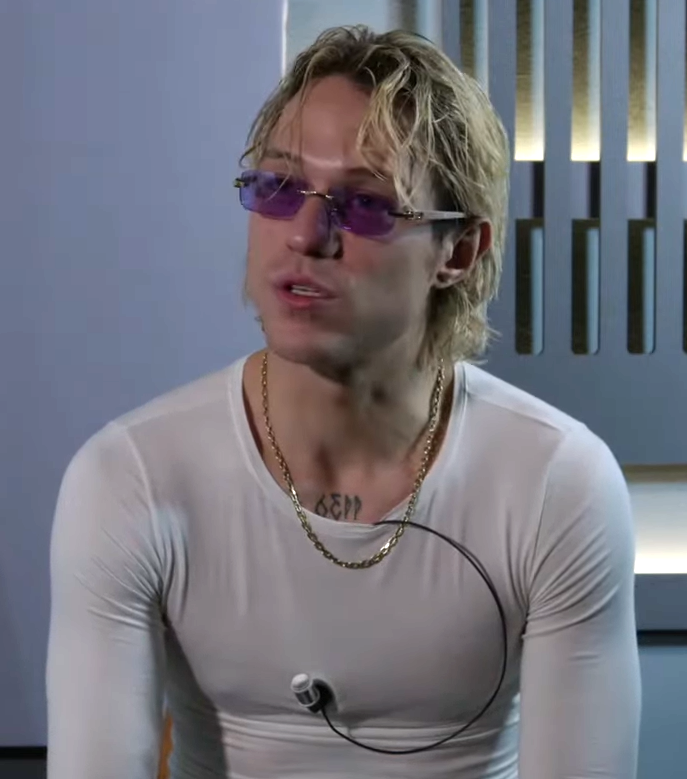 Irama durante un’intervista nel febbraio 2024