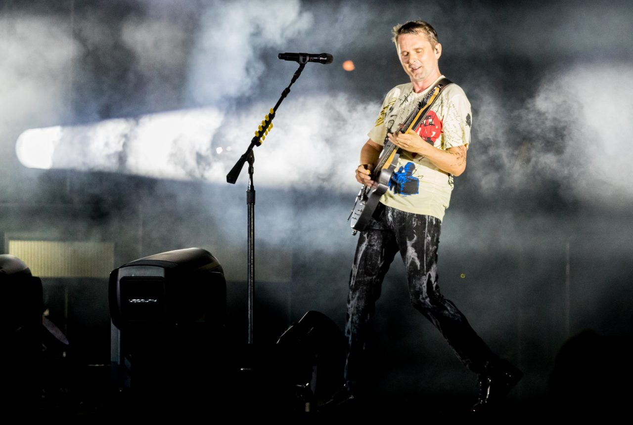 Muse dal vivo sul palco durante Rock am Ring 2022