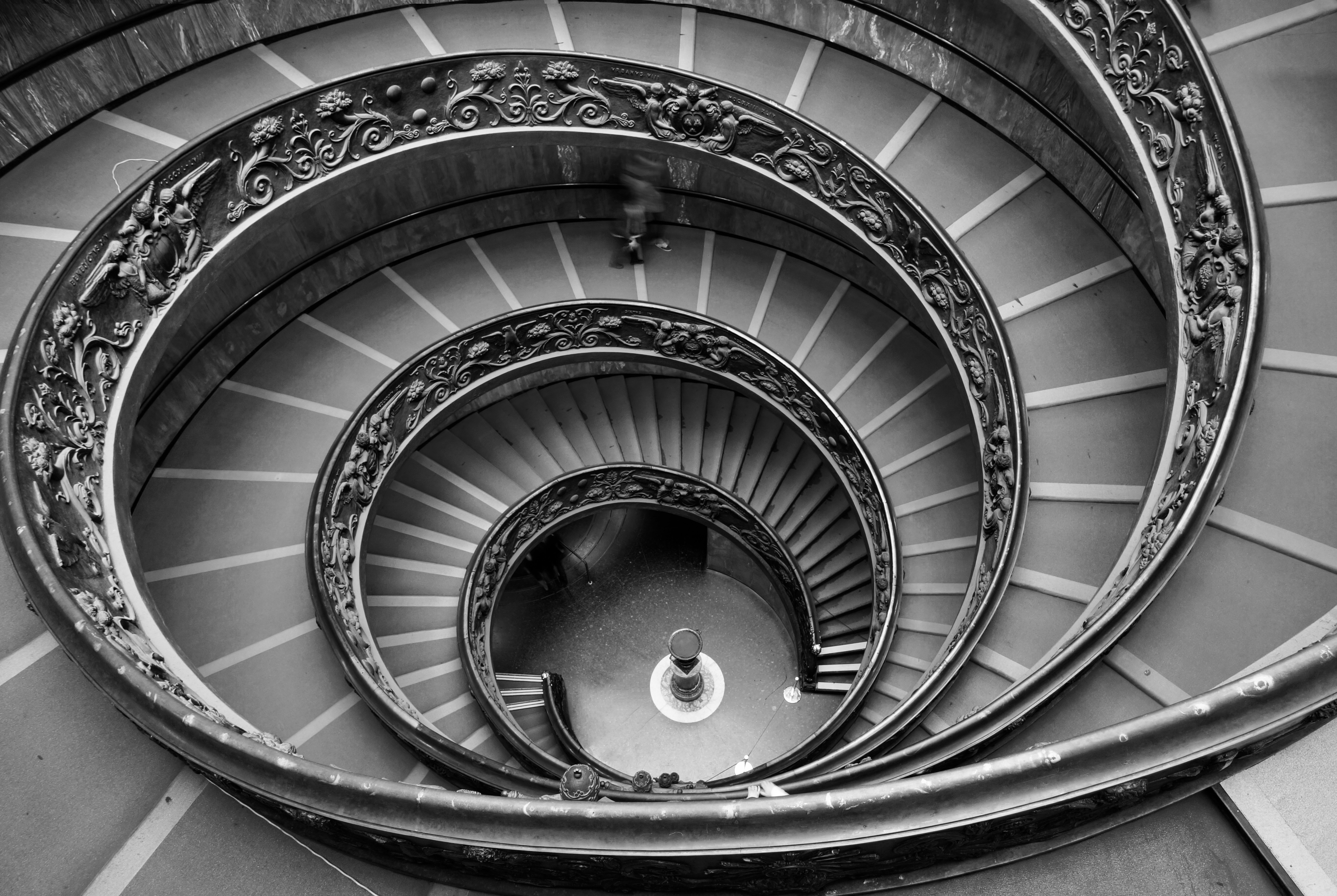 Scala del Bramante nei Musei Vaticani