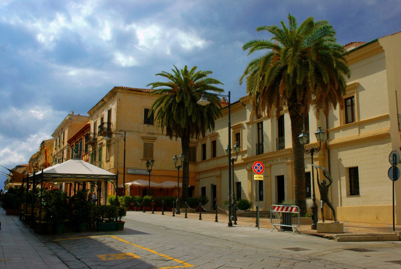 Vista di Olbia in Sardegna
