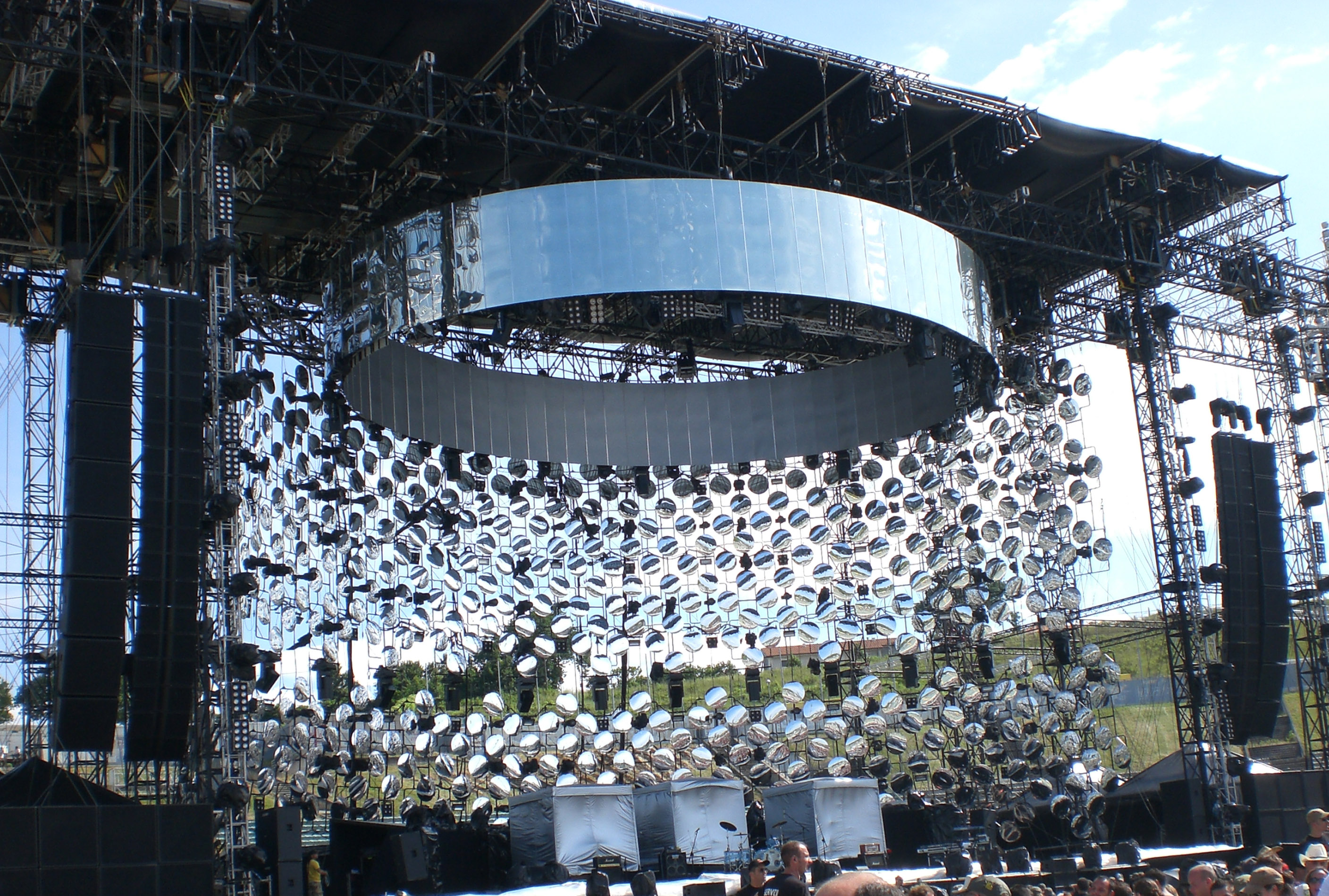 Palco del concerto di Vasco Rossi ad Ancona
