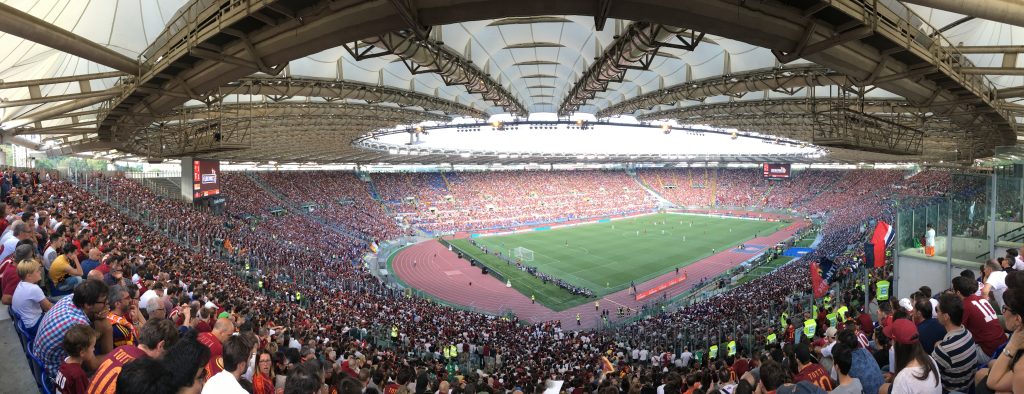 Panoramica dello Stadio Olimpico di Roma