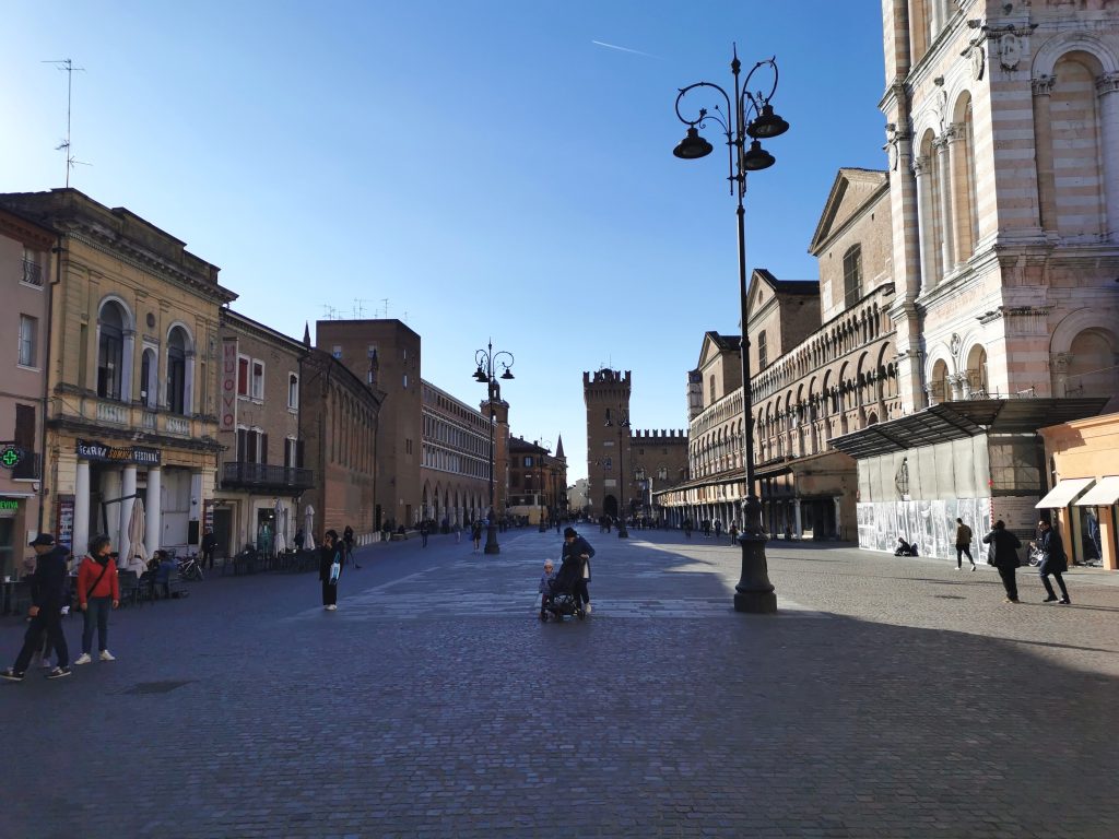 Piazza Trento e Trieste a Ferrara