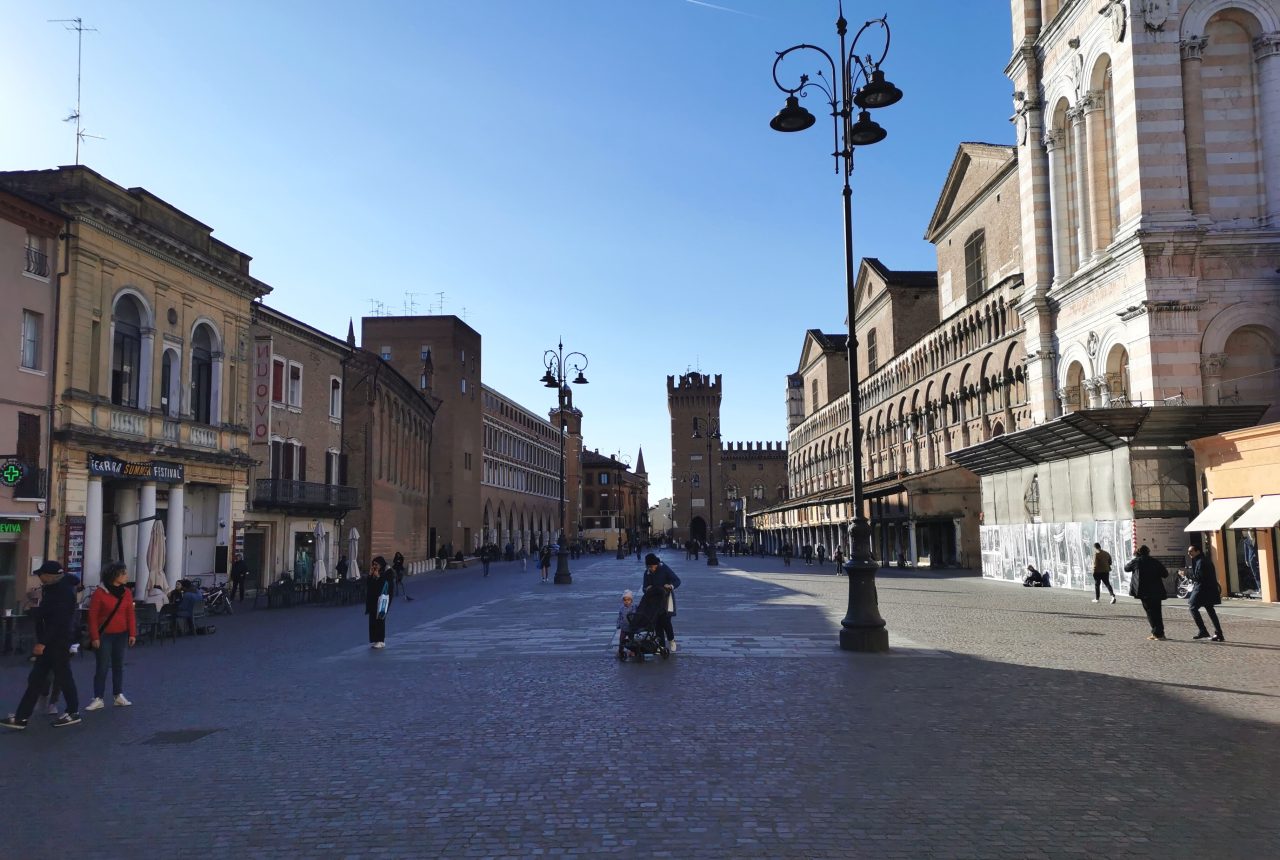 Piazza Trento e Trieste a Ferrara