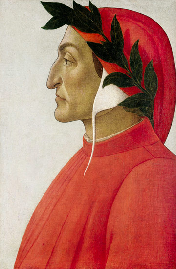 Ritratto di Dante attribuito a Sandro Botticelli