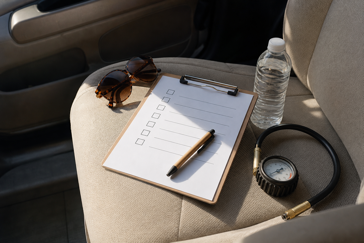 Checklist generica per viaggio in auto d estate