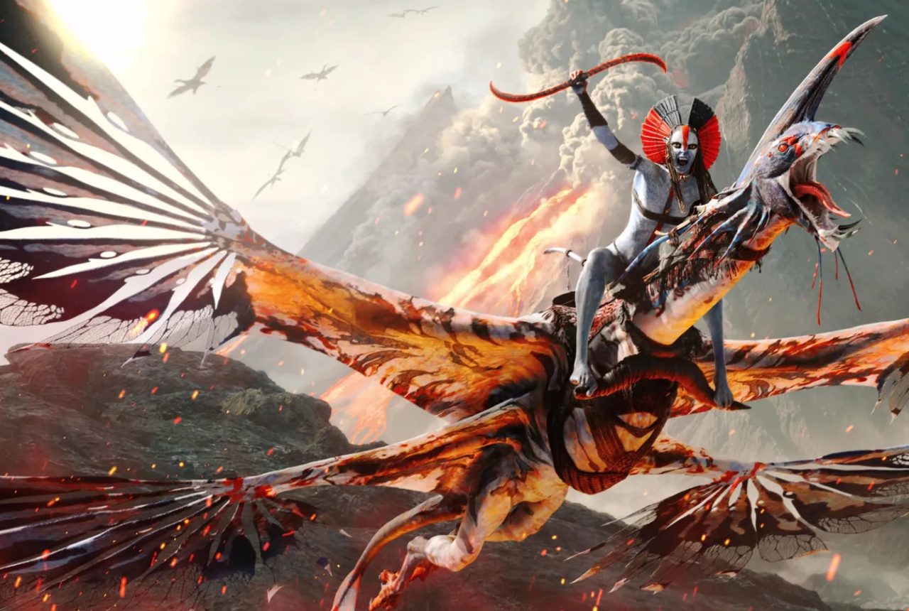 Artwork ufficiale di Avatar Fuoco e Cenere su Disney Plus