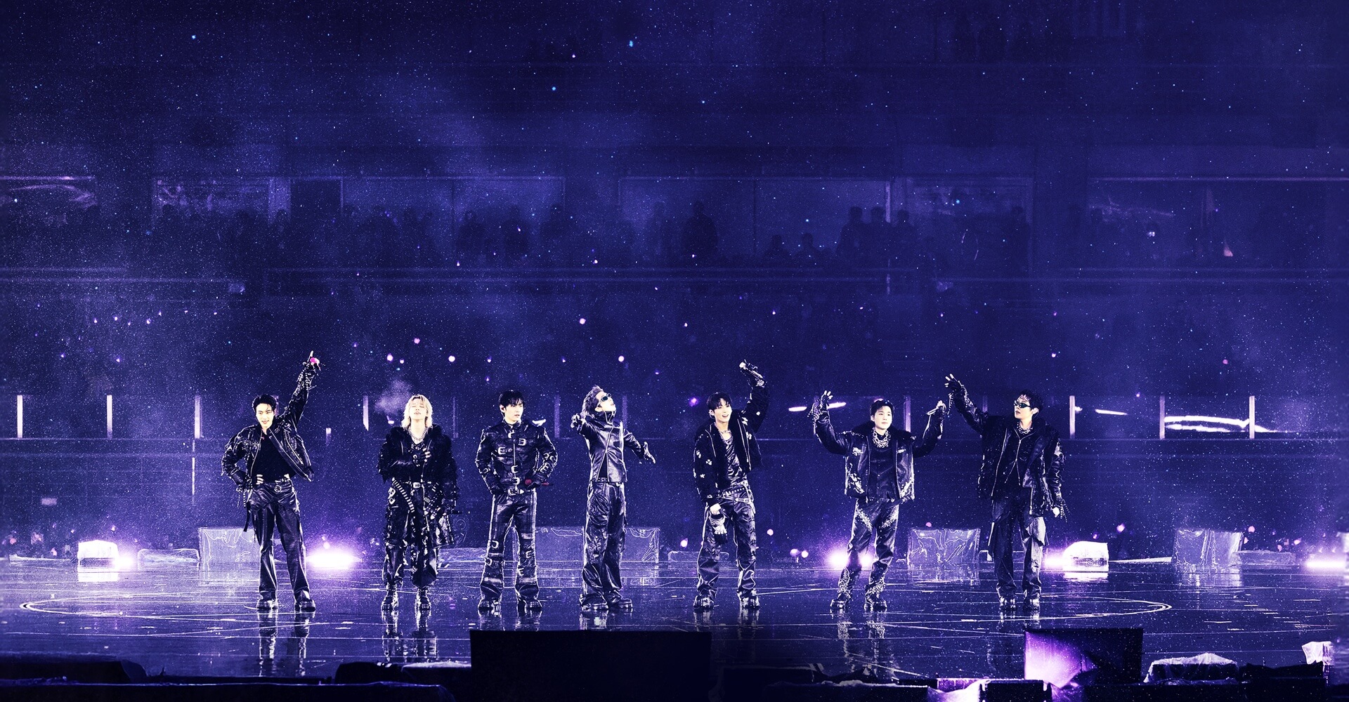 BTS sul palco per Arirang Live Viewing immagine ufficiale