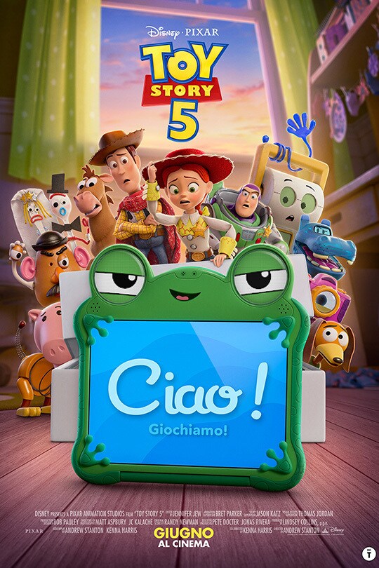 Poster ufficiale di Toy Story 5 Disney Pixar