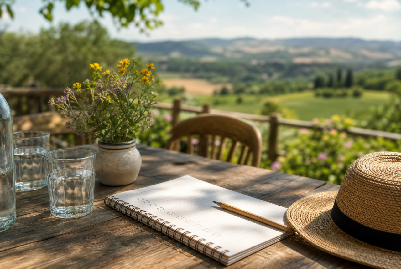 Checklist prima di prenotare un agriturismo estivo