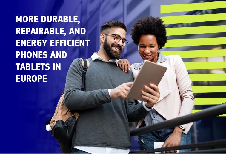 Immagine ufficiale Commissione europea su smartphone e tablet più durevoli riparabili ed efficienti