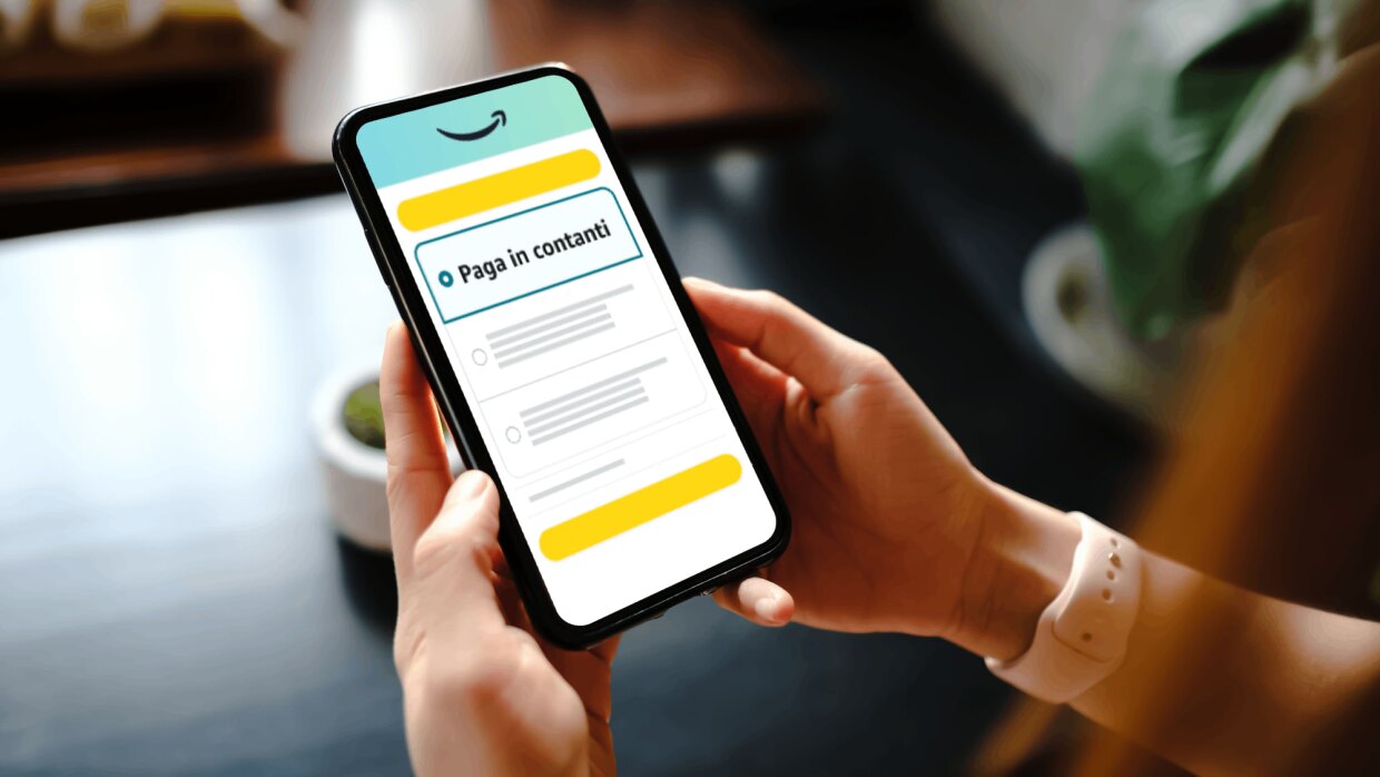 Paga in Contanti Amazon, immagine ufficiale