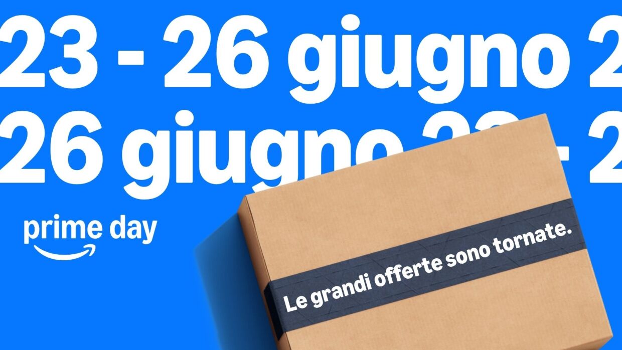 Prime Day 2026 dal 23 al 26 giugno, immagine ufficiale Amazon