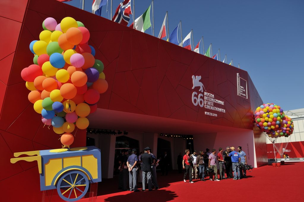 Palazzo del Cinema durante la Mostra del Cinema di Venezia