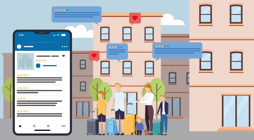 Recensioni online per un soggiorno in hotel