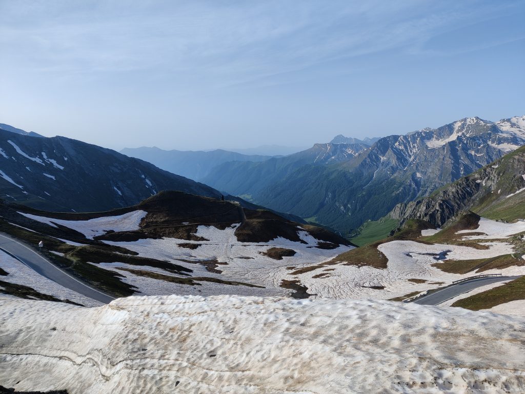 Panorama dal Colle dell'Agnello verso l'Italia