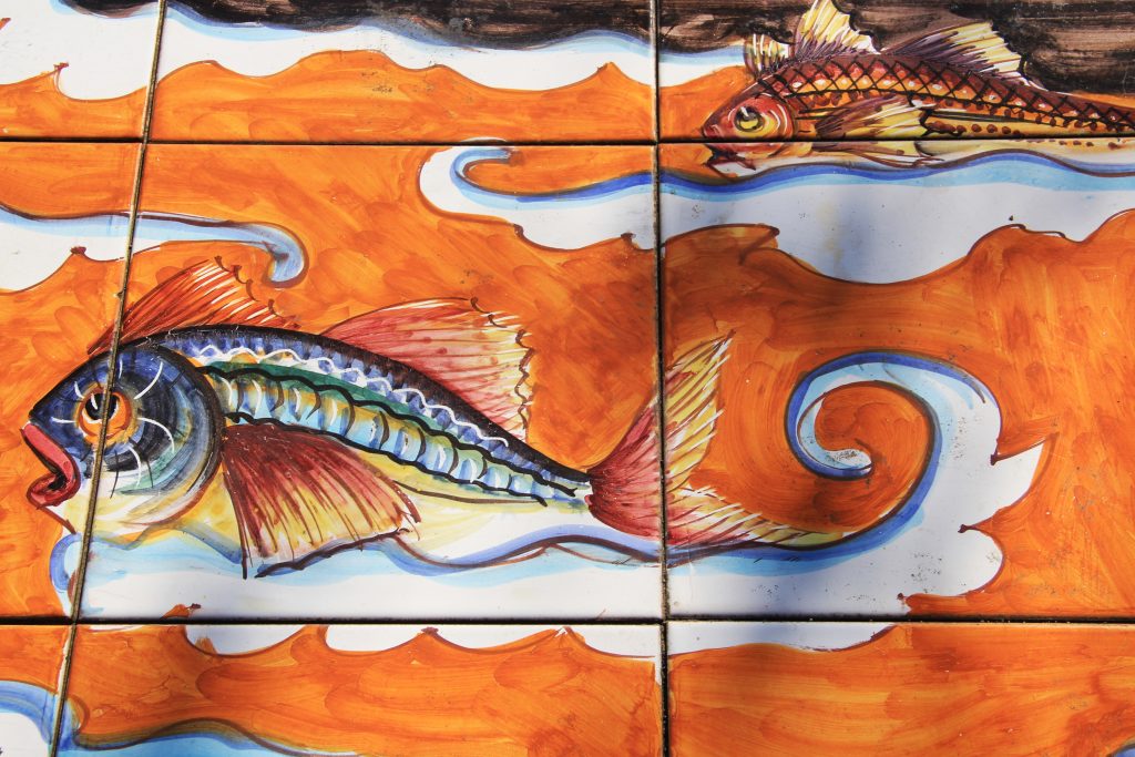 Ceramiche colorate a Vietri sul Mare