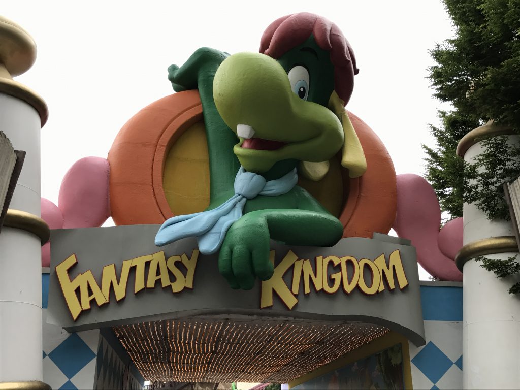 Veduta di Gardaland a Castelnuovo del Garda