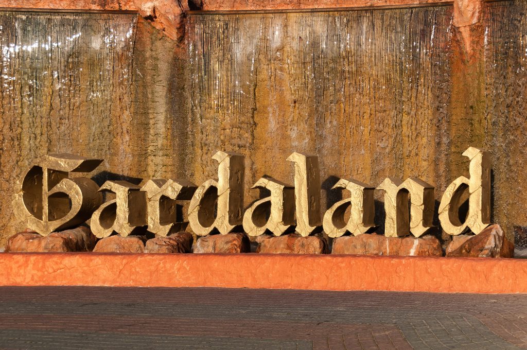 Cartello di Gardaland Park