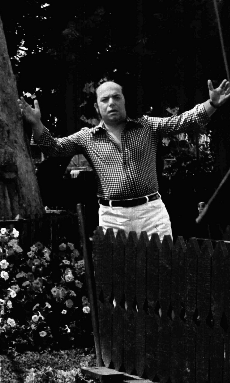 Lino Banfi a Edenlandia nel 1975.