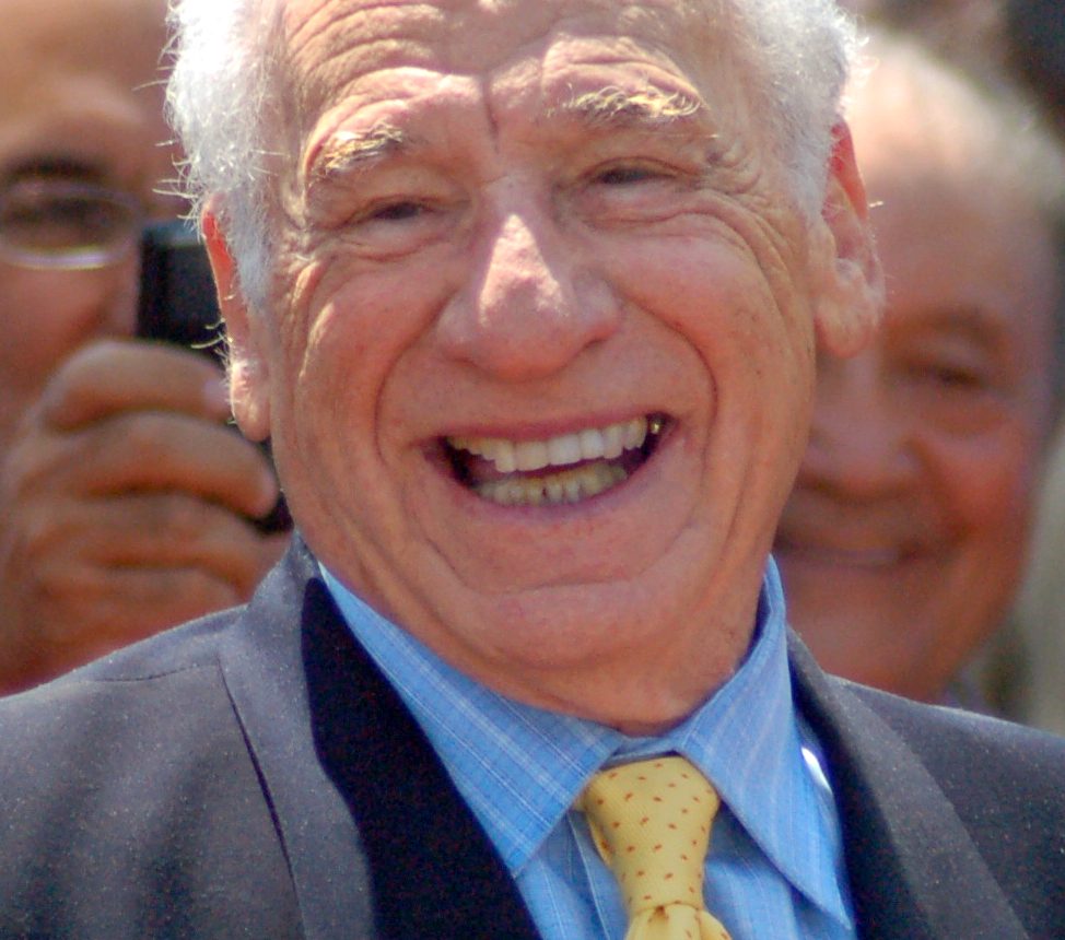 Mel Brooks durante una cerimonia a Hollywood nel 2010.