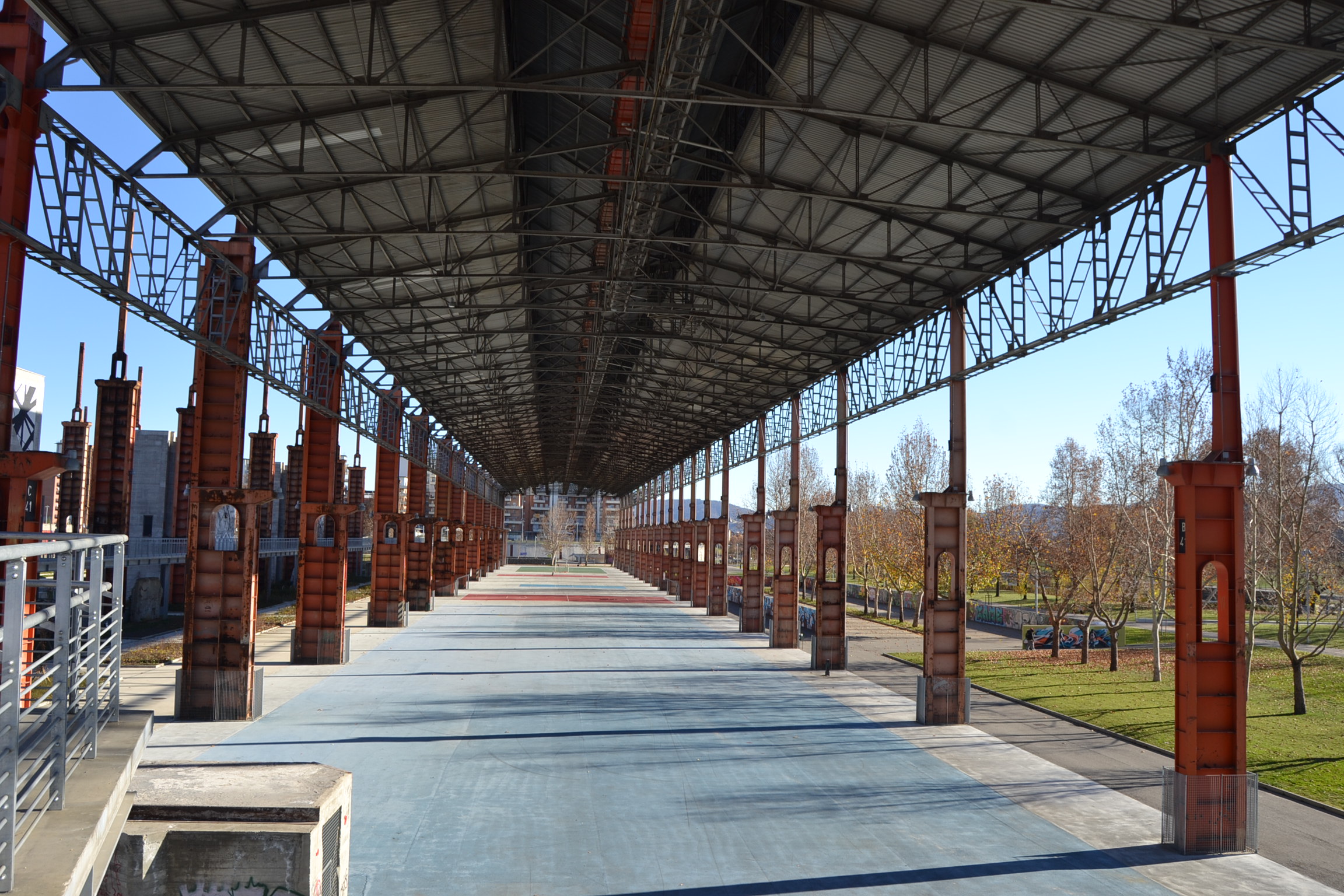 La tettoia del Parco Dora a Torino