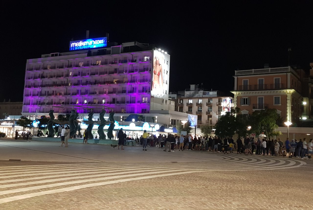 Piazzale Roma a Riccione