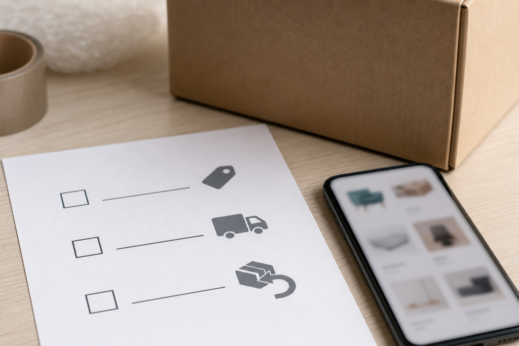 Checklist di controlli prima di pagare online.