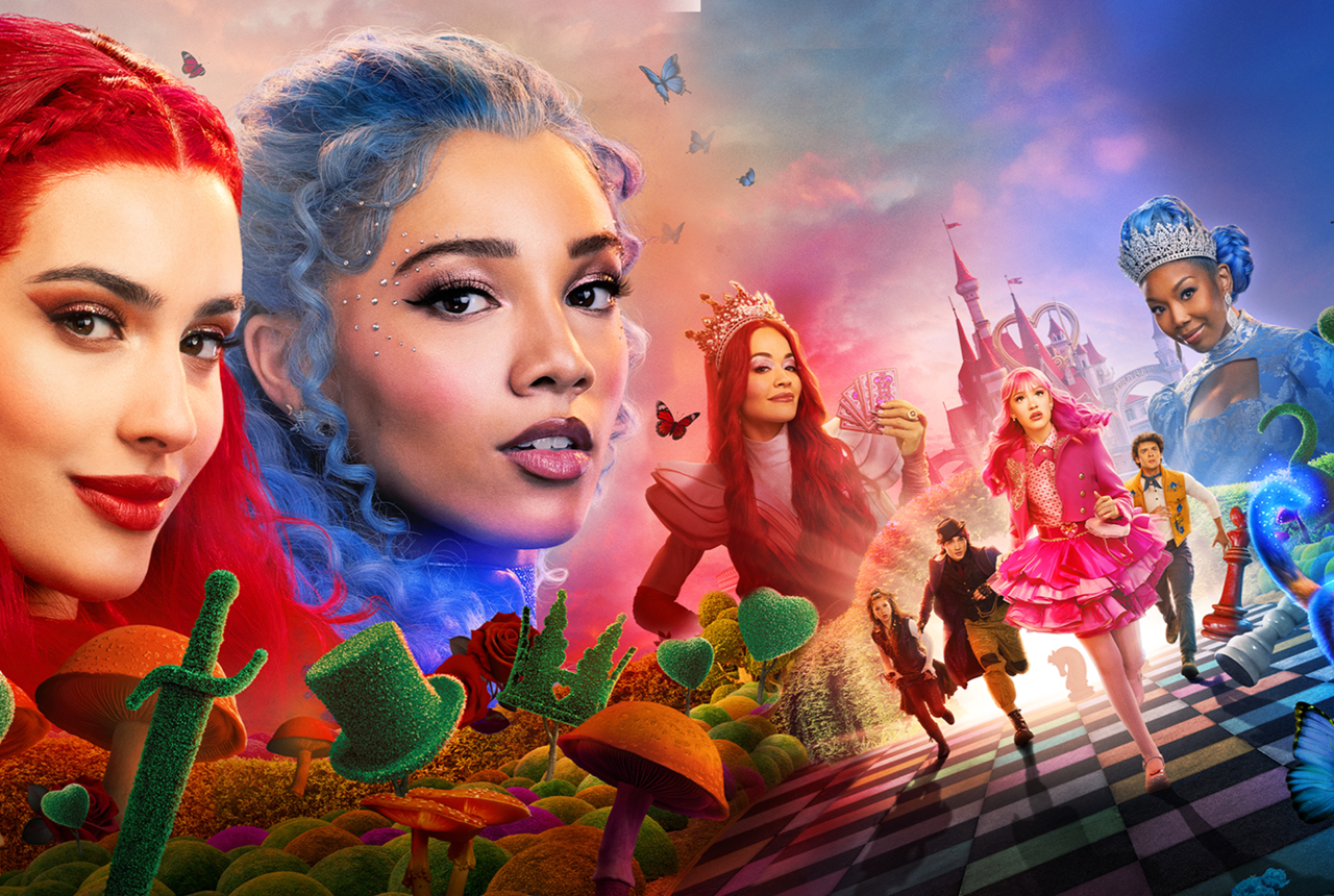 Key art ufficiale di Descendants Wicked Wonderland su Disney Plus