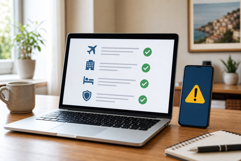 Checklist digitale generica prima di fidarsi di un contatto online