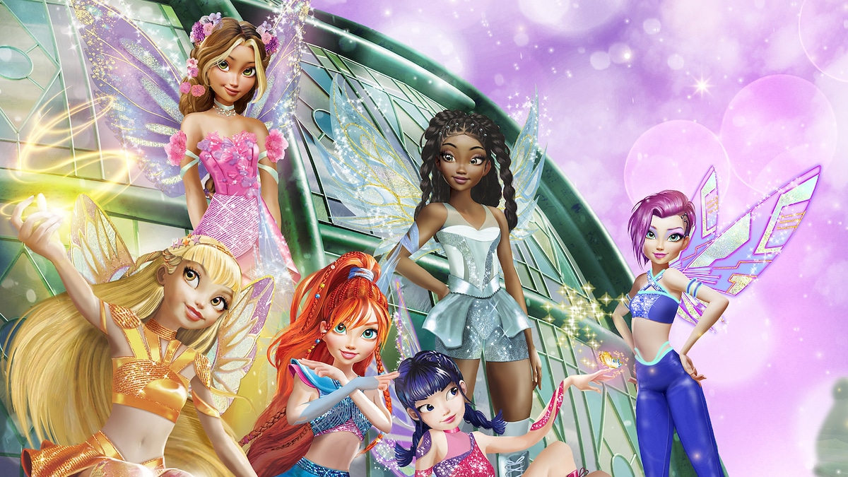 Bloom e le protagoniste di Winx Club The Magic is Back