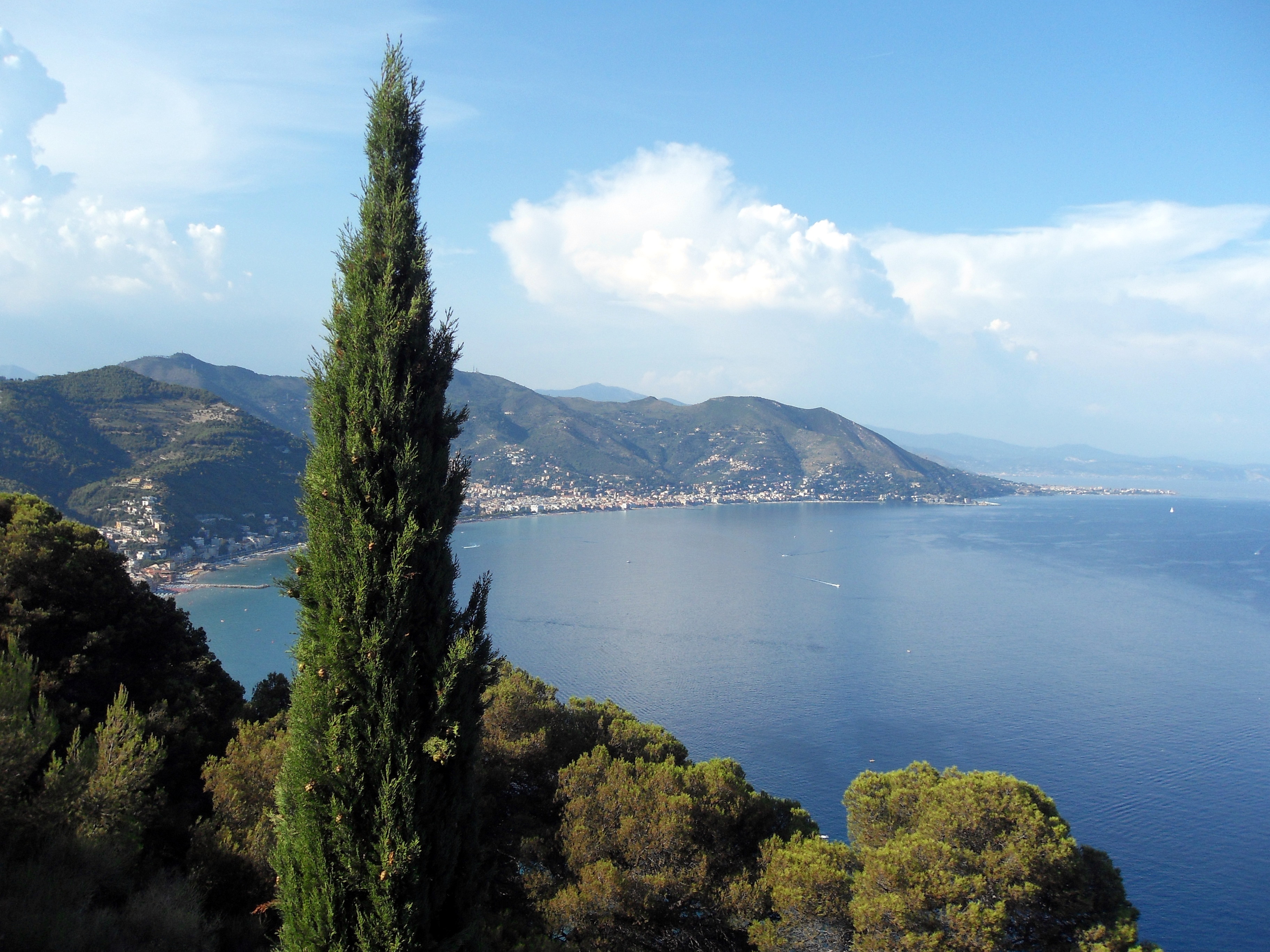 Panorama di Alassio visto da Capo Mele