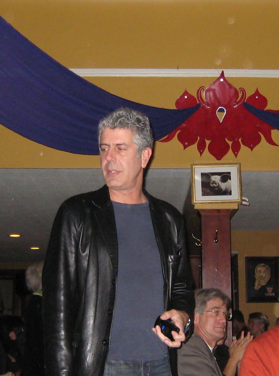 Anthony Bourdain durante un firmacopie nel 2007