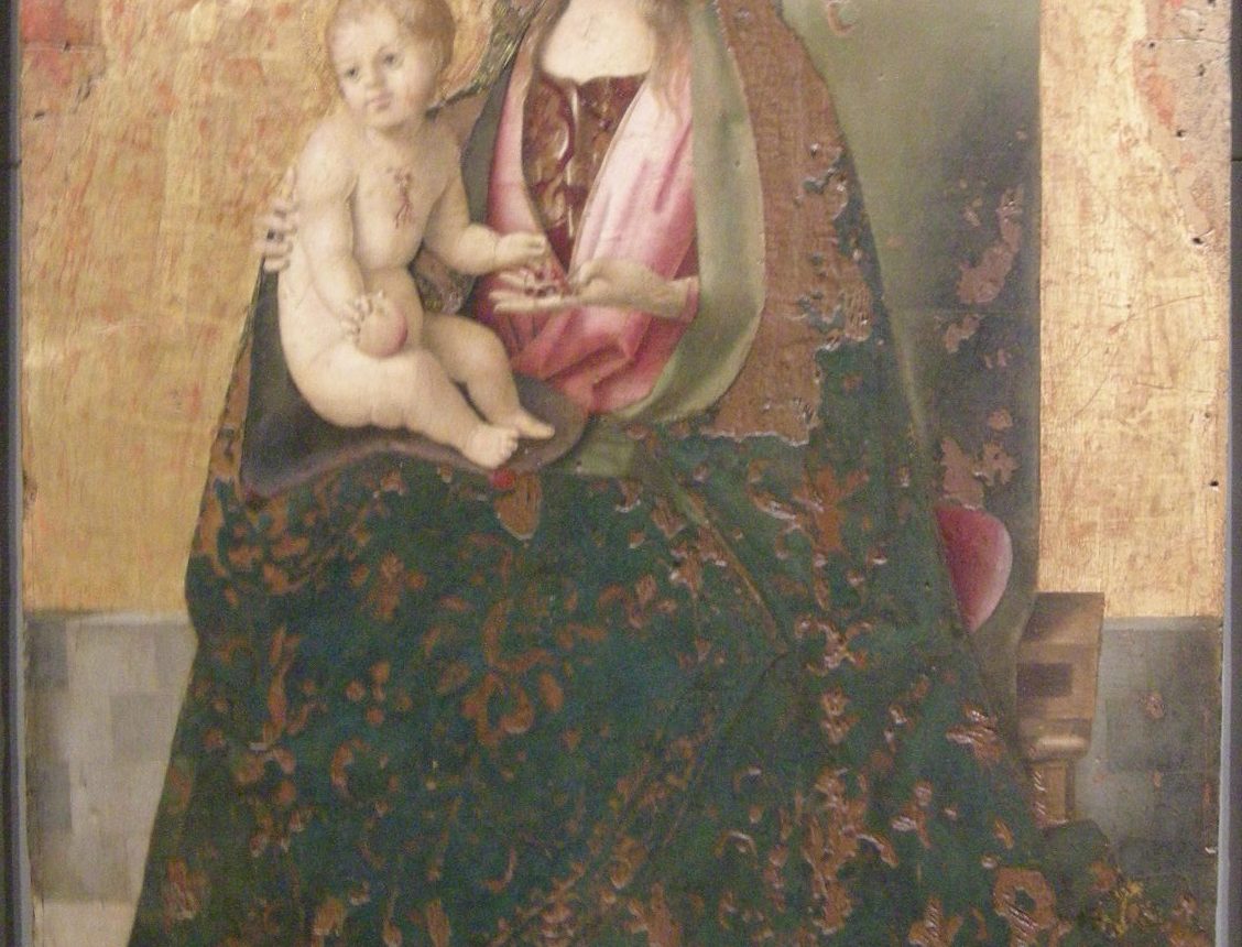 Madonna del Rosario dal Polittico di San Gregorio di Antonello da Messina