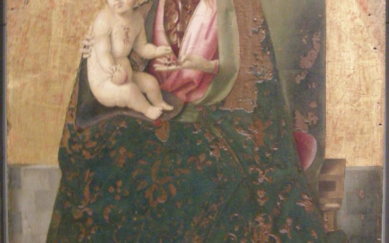 Madonna del Rosario dal Polittico di San Gregorio di Antonello da Messina