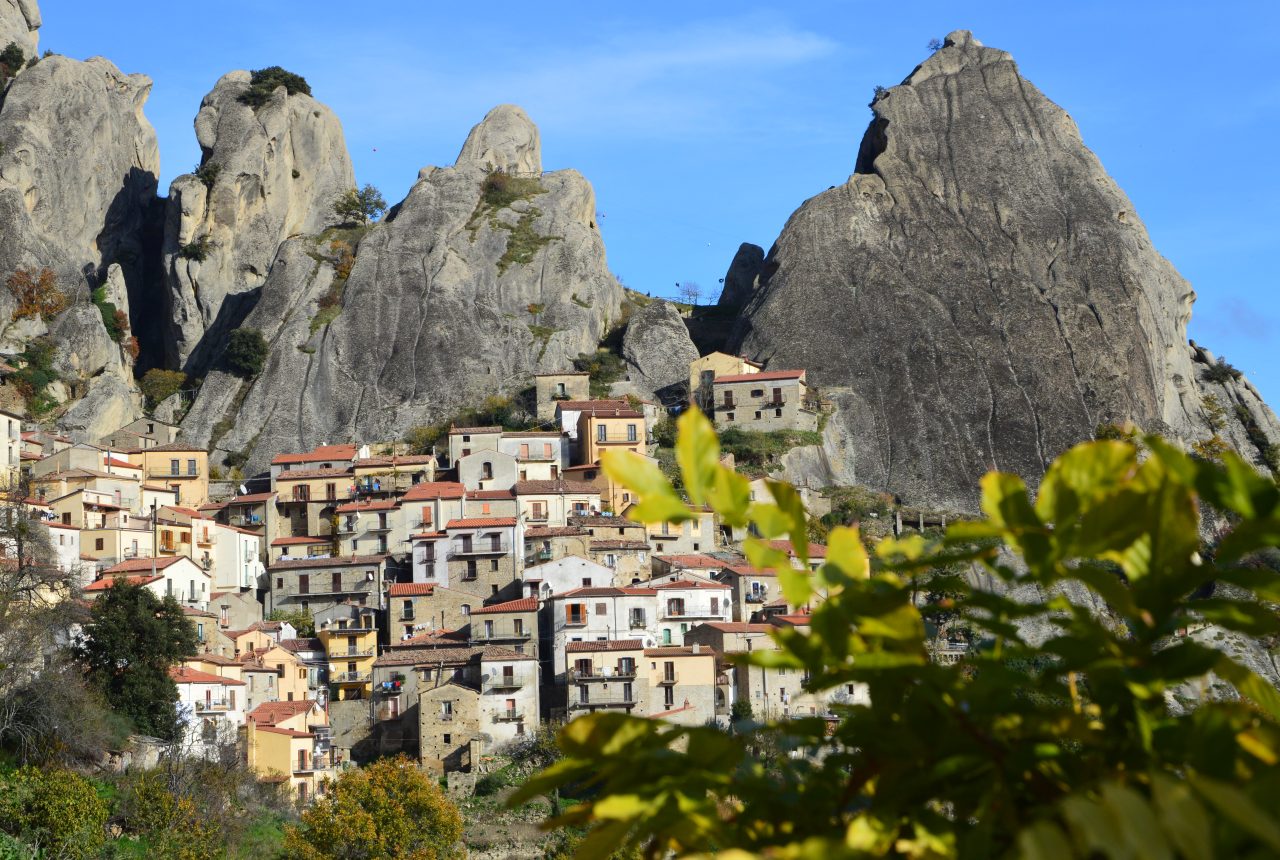 Panorama di Castelmezzano in Basilicata