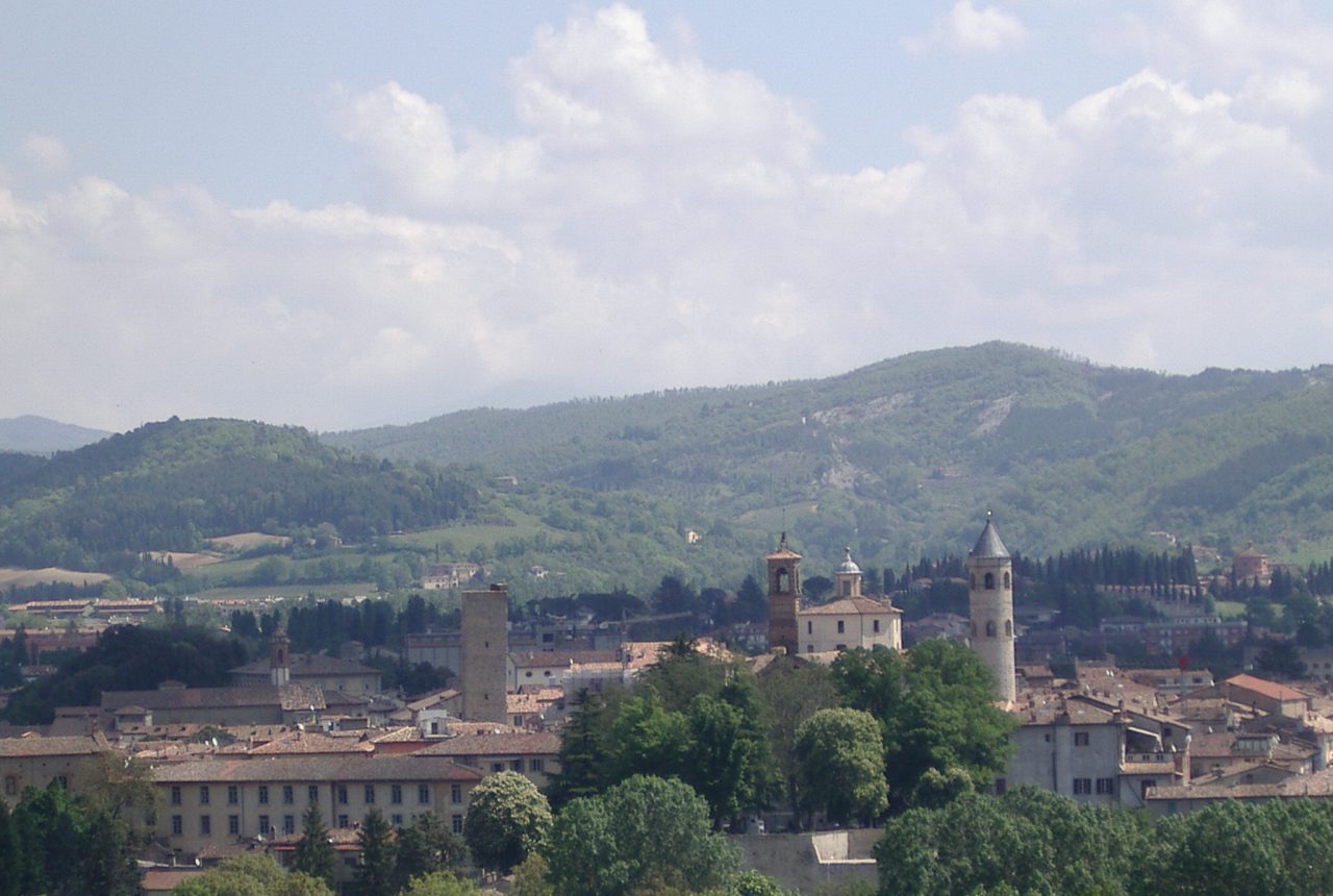 Panorama di Città di Castello in Umbria