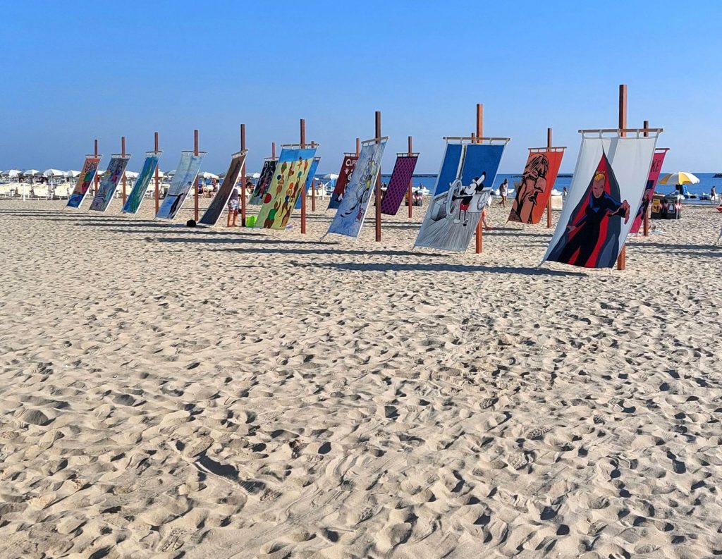 Spiaggia libera a Cesenatico