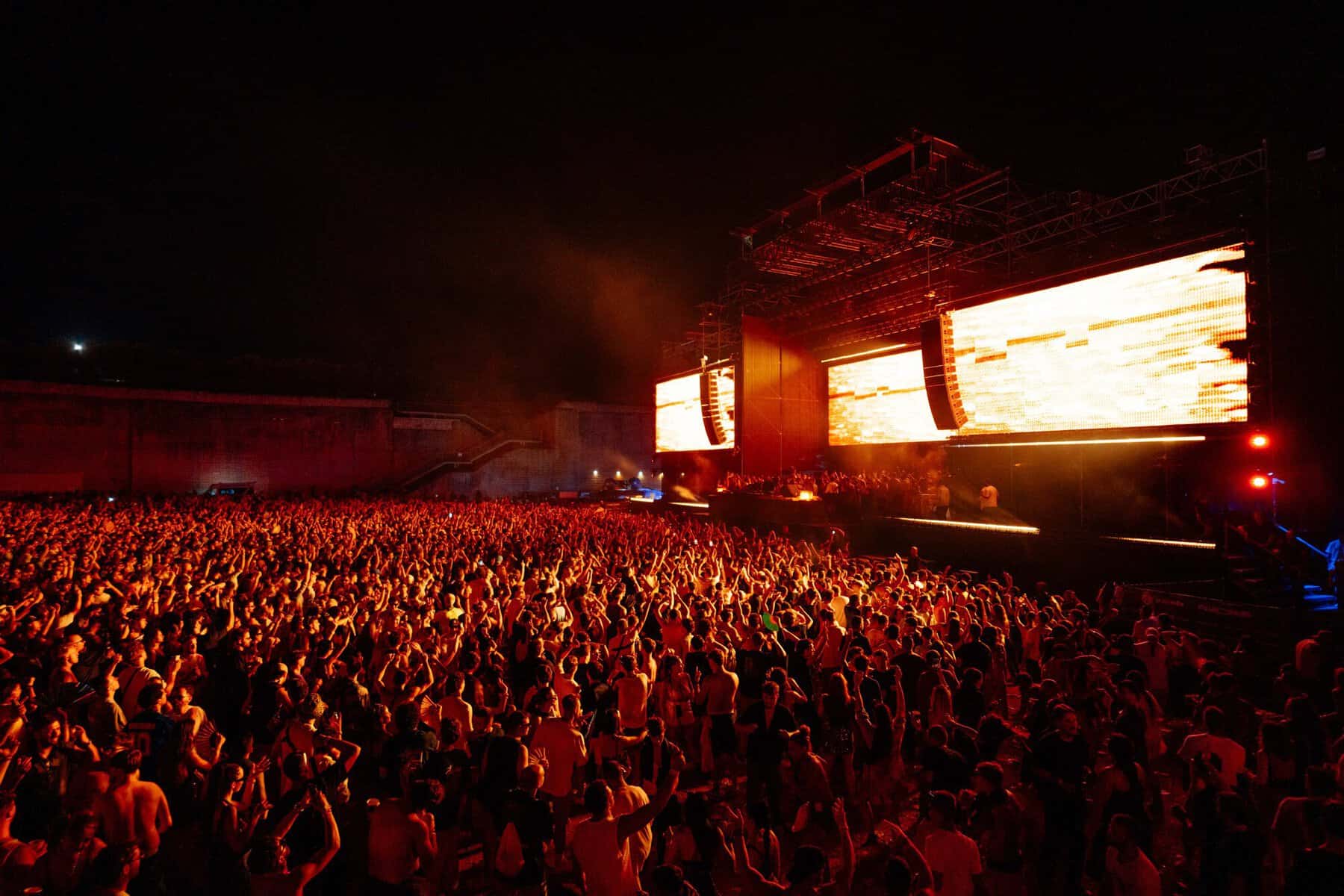 Pubblico e palco del Panorama Festival