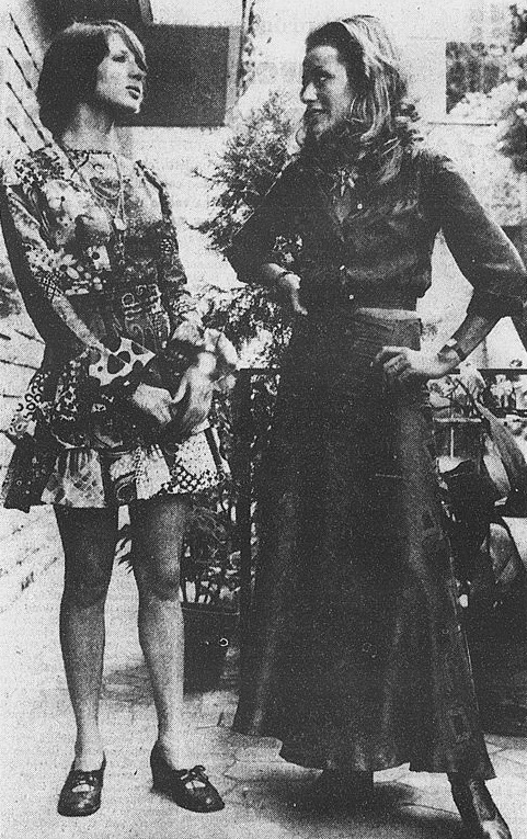 Haydee Politoff e Silvia Monti in una foto d'archivio